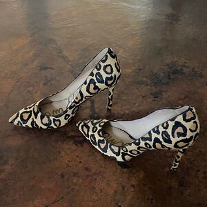 Sam Edelman Animal Print Heels 8